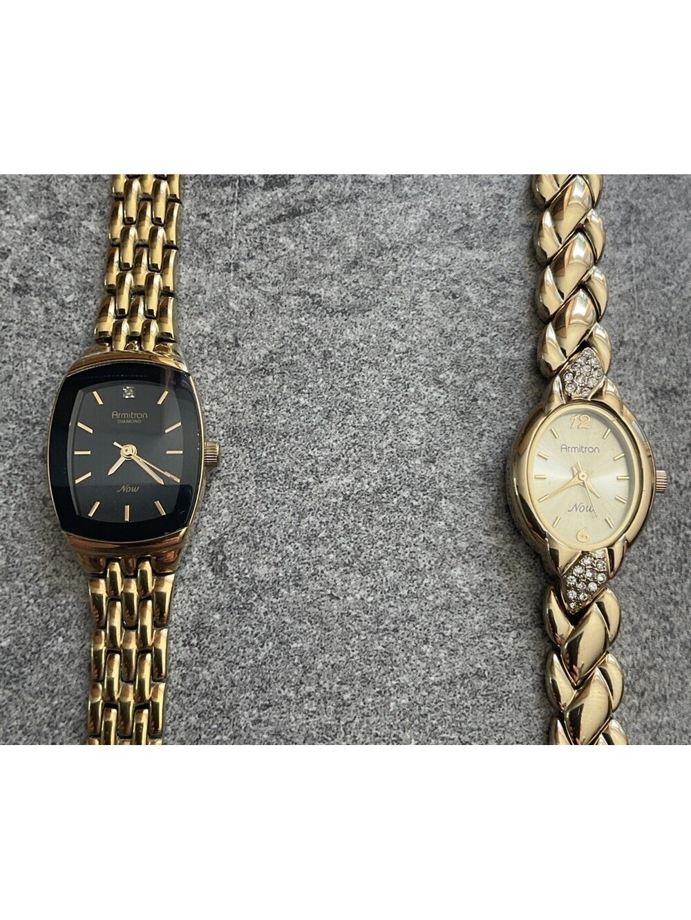 Beautiful Pair of Armitron Womens Watches Both Watches Run Great A10